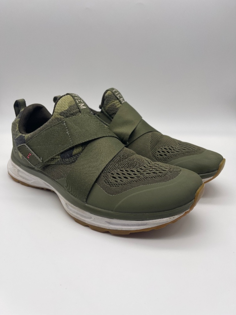 TIEM Green Camouflage Slipstream Performance Women’s Cycling Shoes Size 10